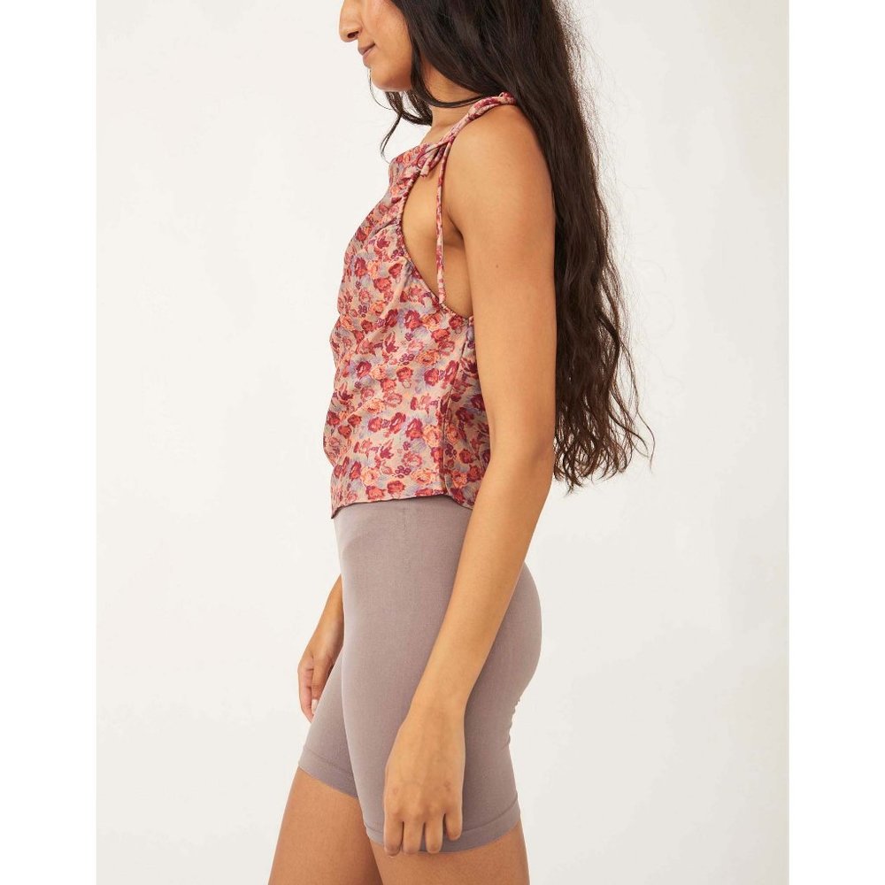 🎉LAST CHANCE🎉 NWT Free People Nights In Printed Cami / Fog Combo - Picture 3 of 7
